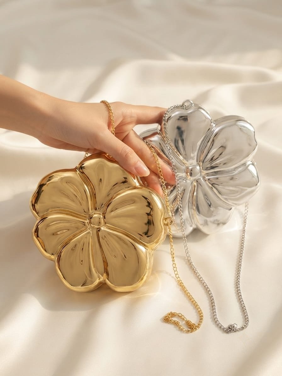Flower Acrylic Clutch